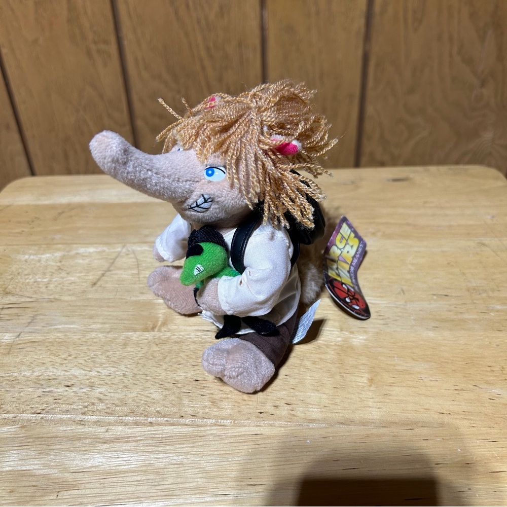 Vintage Farce Wars The Fantom Meanies Anteater Dirtwalker Plush Toy 90s 6” NEW
